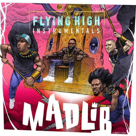 Madlib - Flying High Instrumentals (LP - Red & Clear Marble Vinyl - Bang Ya Head Exclusive)
